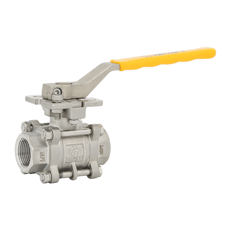 Manual 3-Pice Threaded Ball Valve