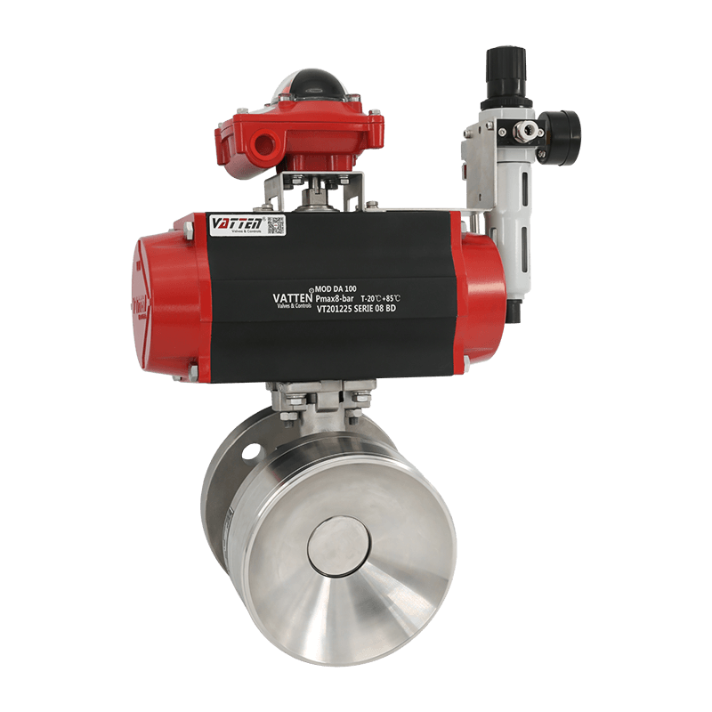 Pneumaticum Bottom Ball Valve