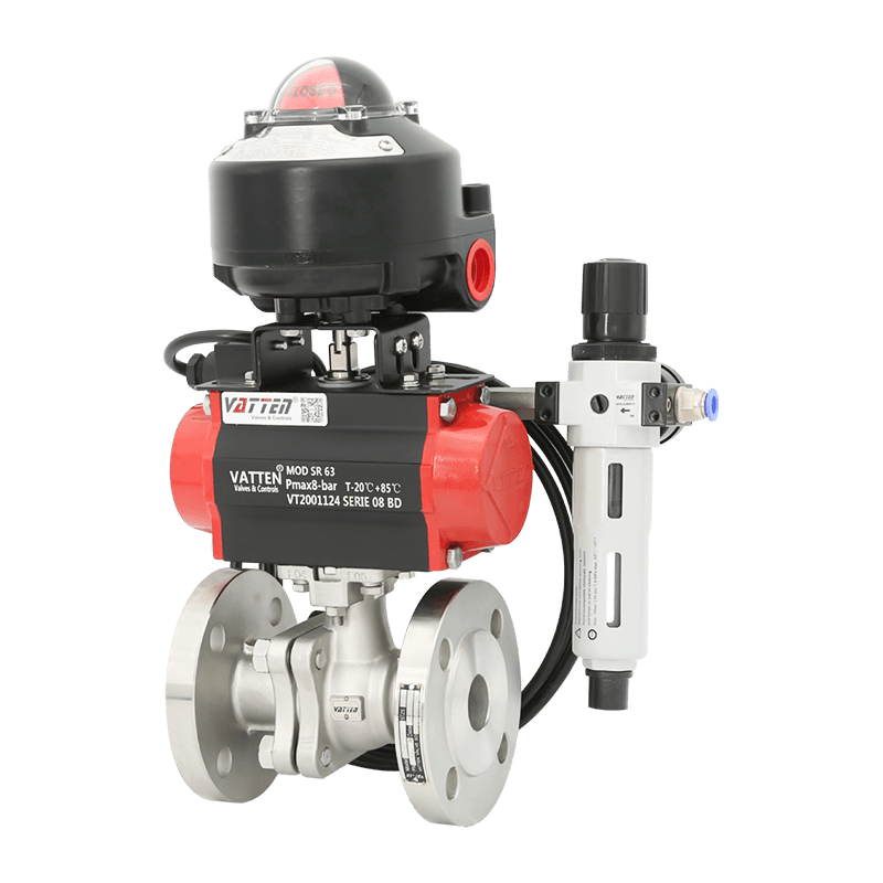 Pneumatica Explosio-probatio Flanged Ball Valve