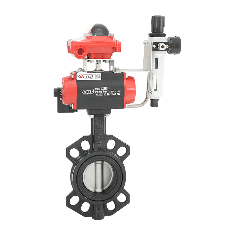 Pneumaticum Wafer Papilio Valve